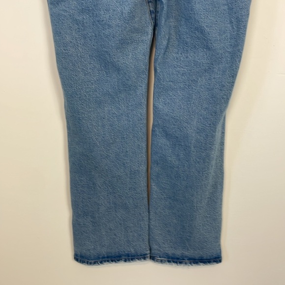 Good American Good Boy Twisted  Slit Ankle Jeans. High Rise. Button fly. Size 15 - Picture 12 of 16